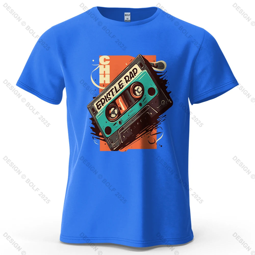 Cassette Tape Retro Music Oversized T-Shirt