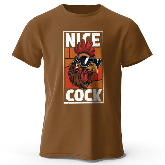 Nice Rooster – Oversized Unisex Cotton T-Shirt