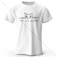 Minimalist Line Art Cat 100% Cotton Unisex T-Shirt