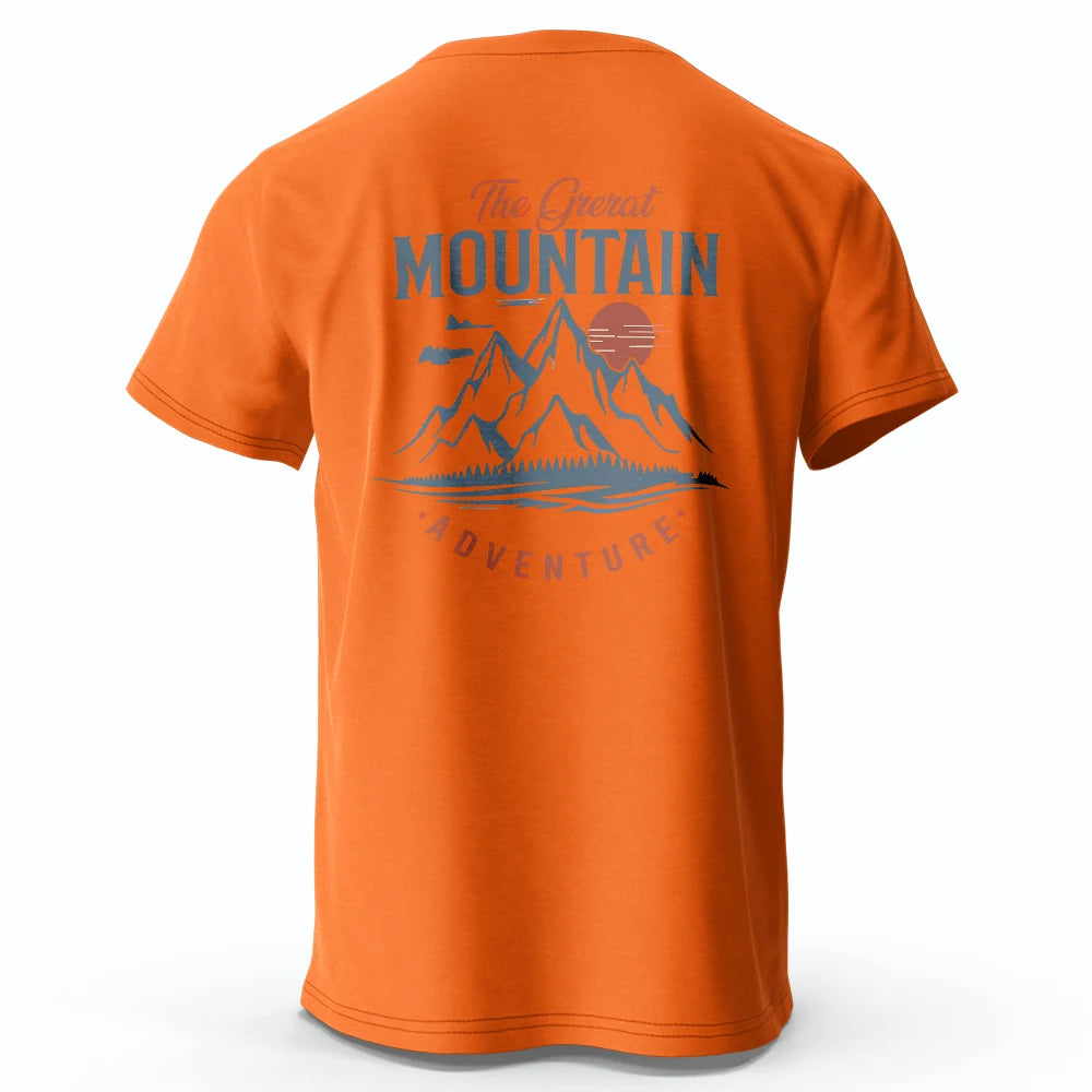 Hiking Outdoor – Unisex Cotton Sport T-Shirt