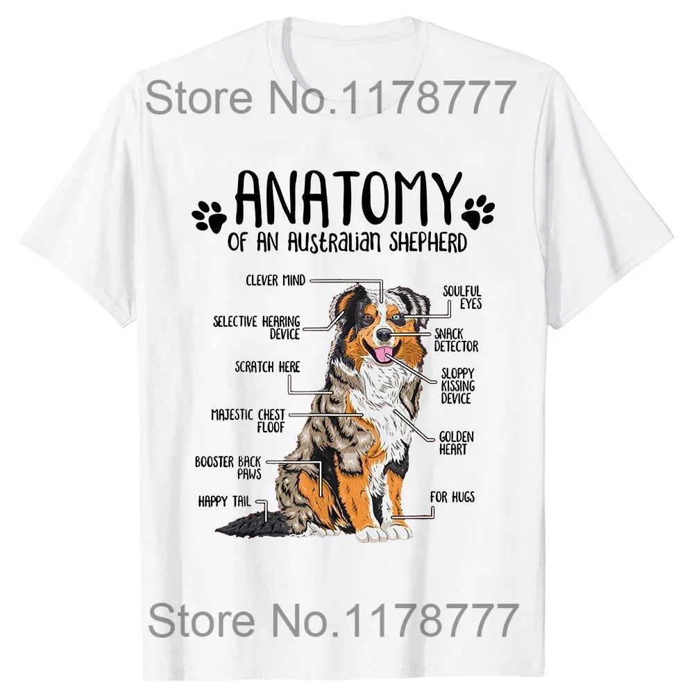 Australia Day Shepherd Dog T-Shirt - Premium Cotton