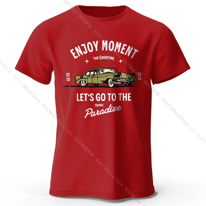 Enjoy Moment – Oversized Unisex Cotton T-Shirt