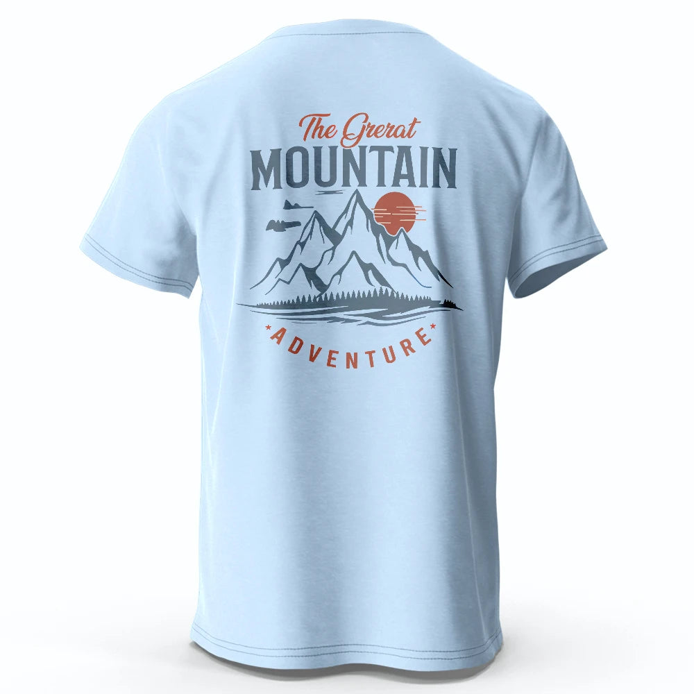 Hiking Outdoor – Unisex Cotton Sport T-Shirt