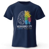 Creative Mind Map Printed 100% Cotton T-Shirt