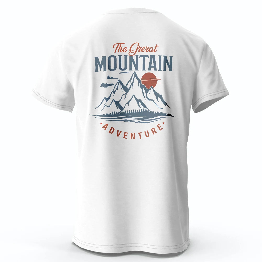 Hiking Outdoor – Unisex Cotton Sport T-Shirt