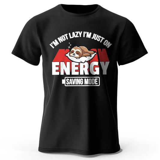 Saving Mode – Oversized Unisex Cotton T-Shirt