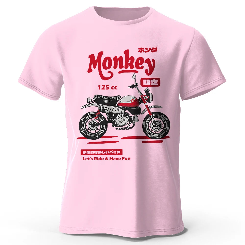 Vintage Motorcycle Sketch – 100% Cotton Unisex T-Shirt