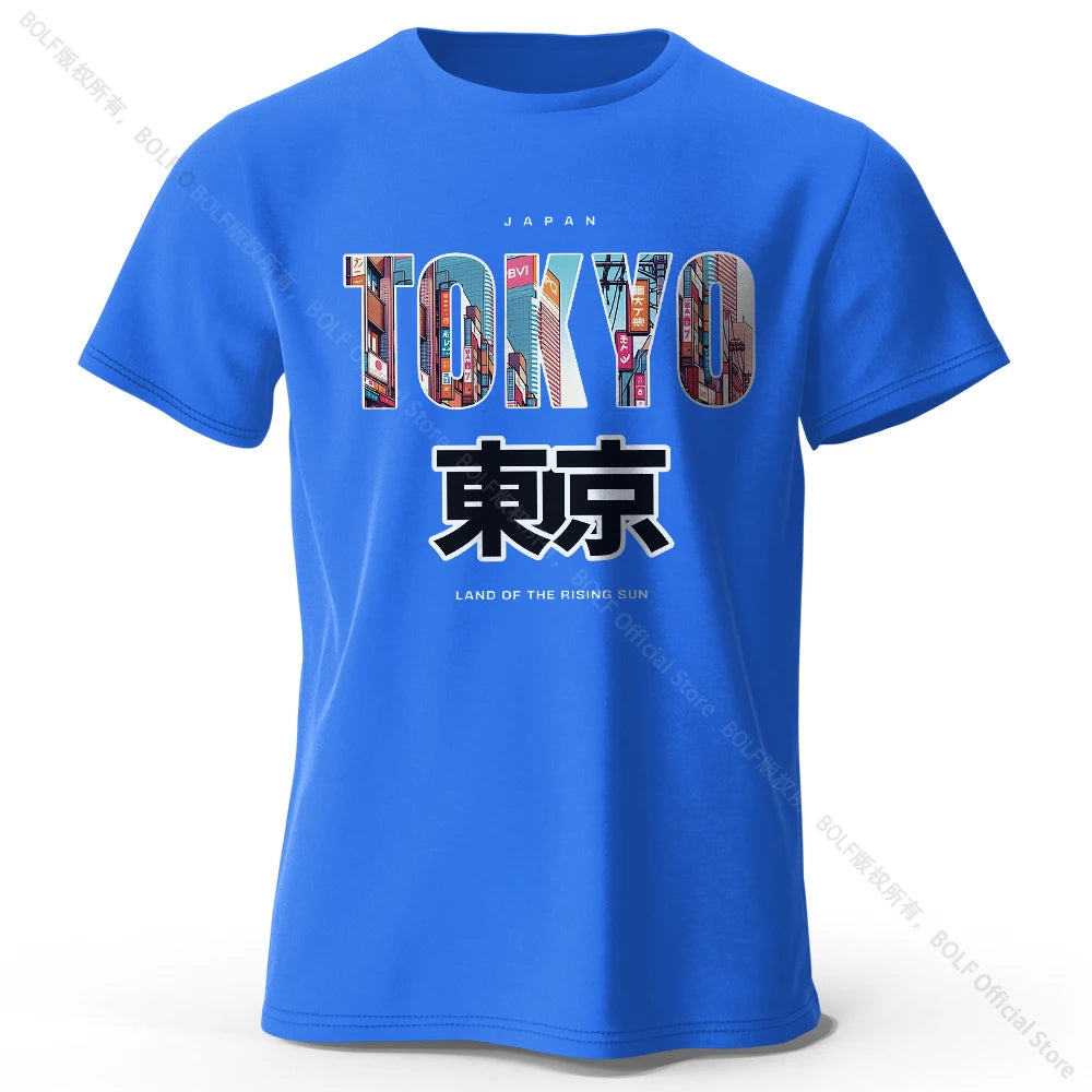 Tokyo Printed Fashion Forward 100% Cotton T-Shirt