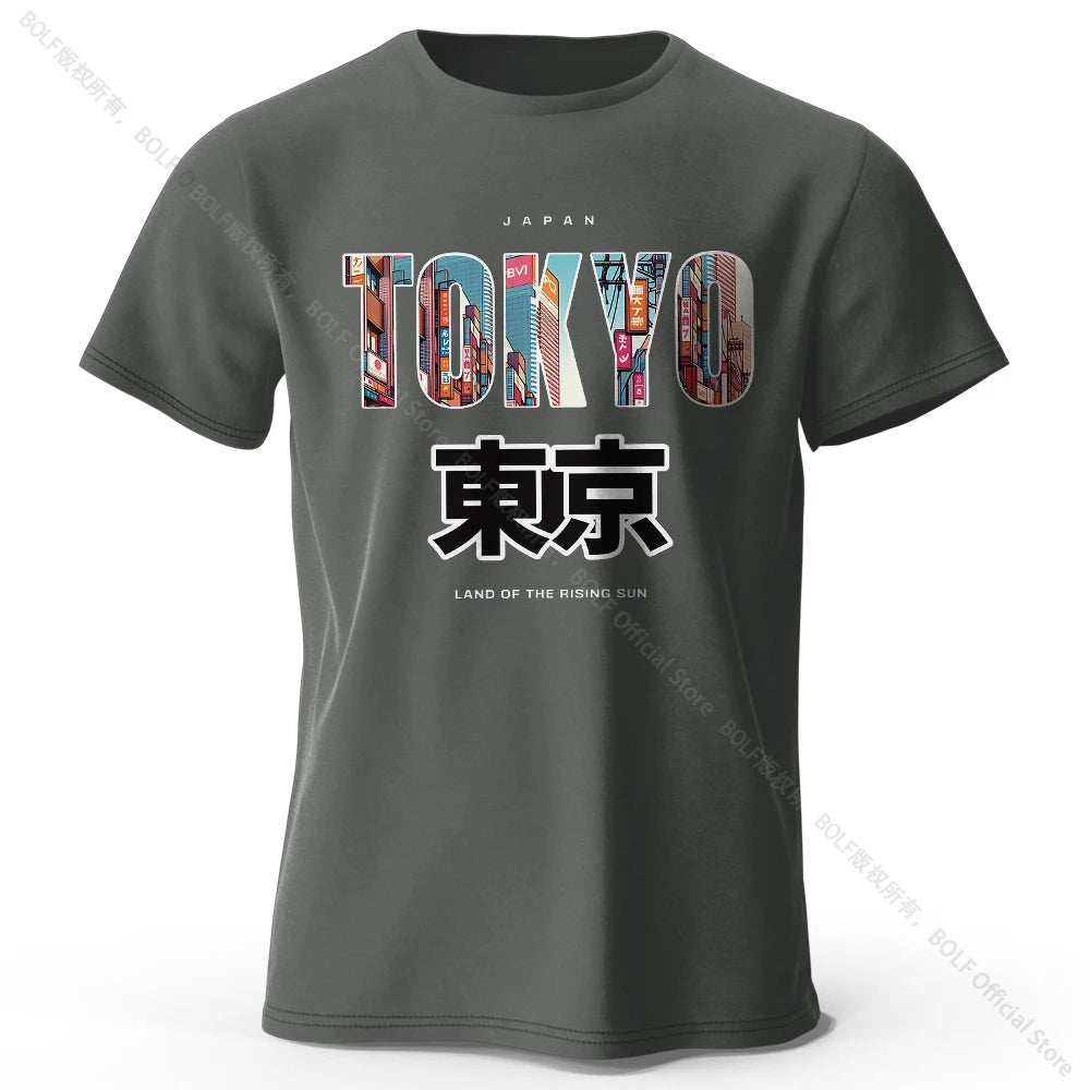 Tokyo Printed Fashion Forward 100% Cotton T-Shirt
