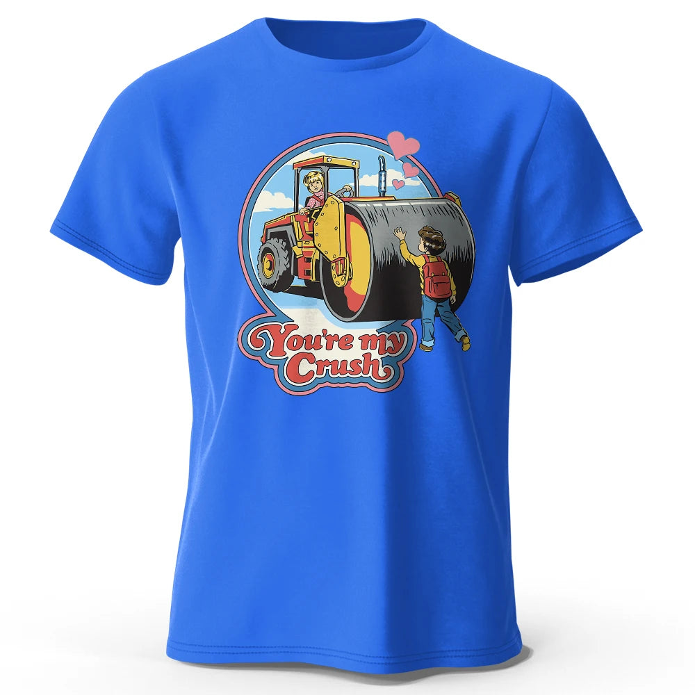 You Are My Crush – Oversized Unisex Cotton T-Shirt