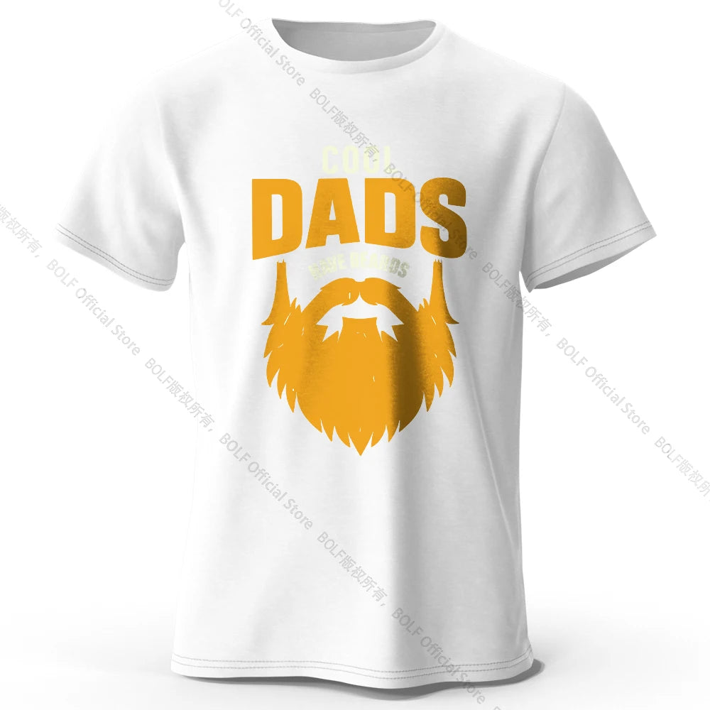 Cool Dad With Beards – Oversized Unisex Cotton T-Shirt