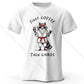 First Coffee – Oversized Unisex Cotton T-Shirt