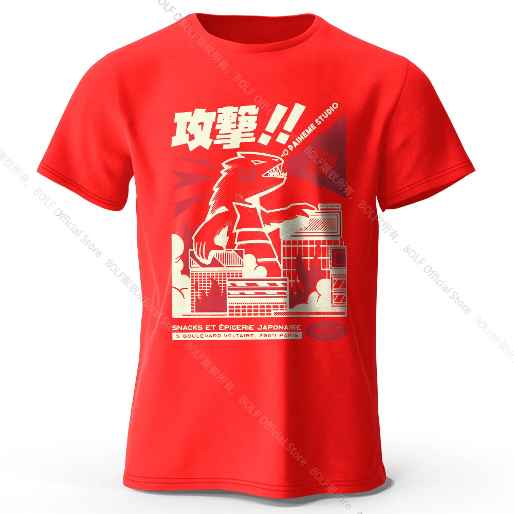 Urban Anime Dinosaur – Unisex Graphic T-Shirt