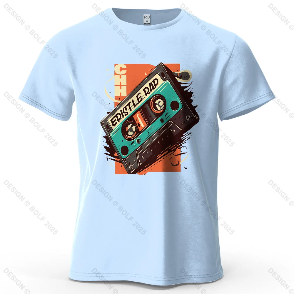 Cassette Tape Retro Music Oversized T-Shirt