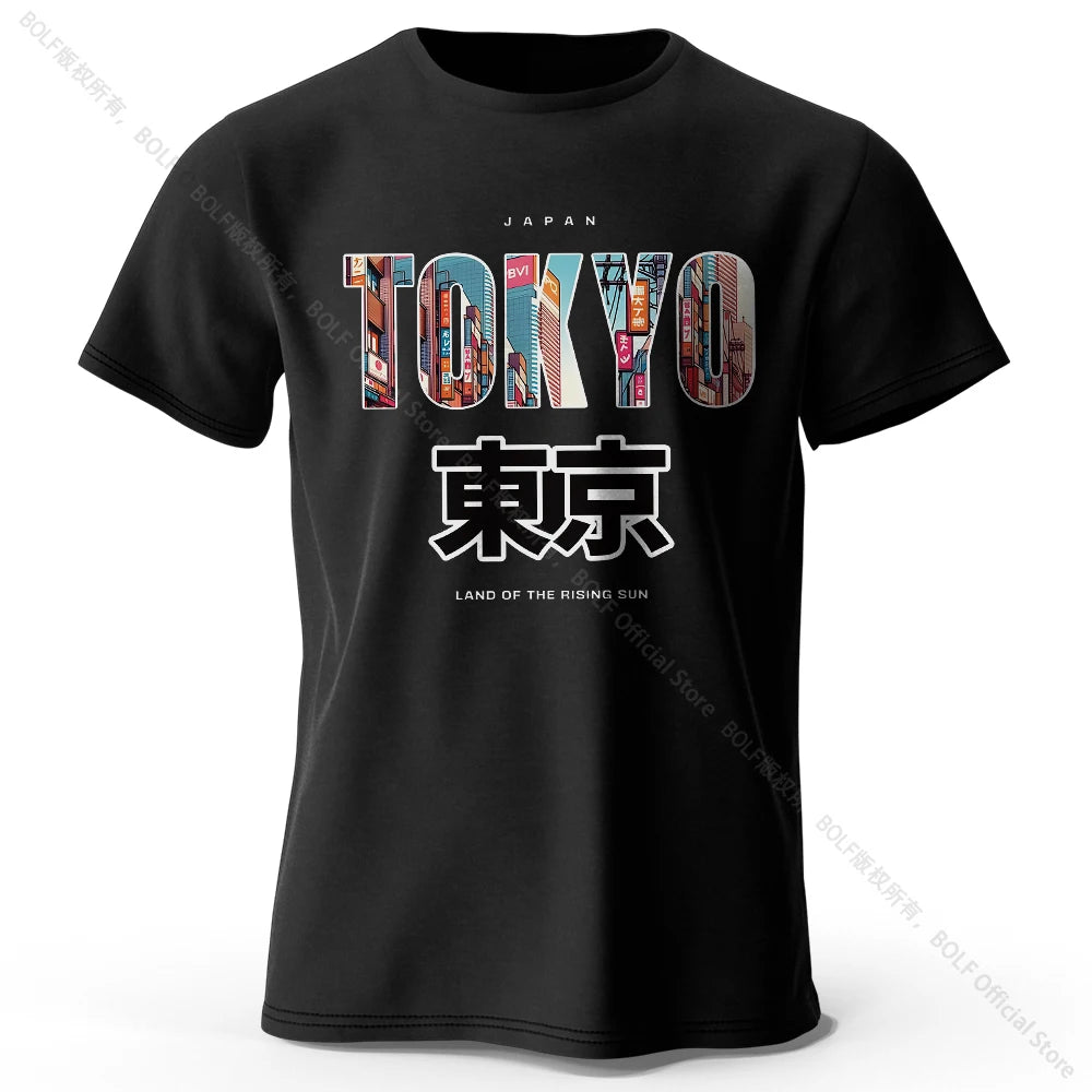 Tokyo Printed Fashion Forward 100% Cotton T-Shirt