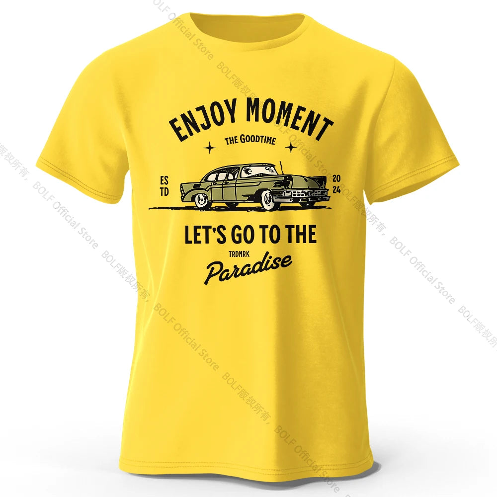 Enjoy Moment – Oversized Unisex Cotton T-Shirt