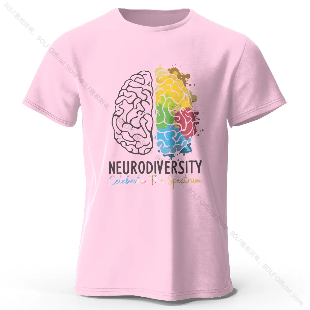 Creative Mind Map Printed 100% Cotton T-Shirt