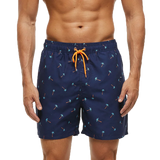 Coconut Tree  Mens Shorts Beach Quick Dry Printing Swimsuit Mesh Liner