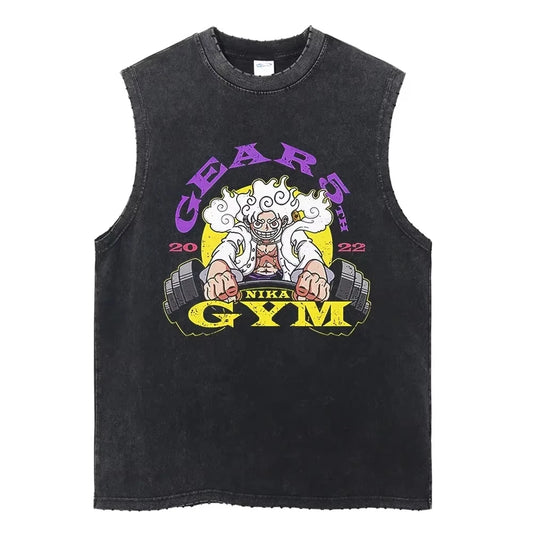 Nika Gym oversized Tank top 100% cotton