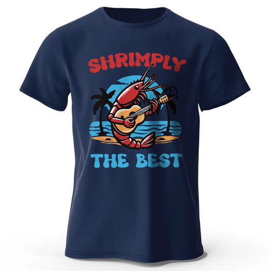 Shrimply The Best – Oversized Unisex Cotton T-Shirt