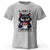 Coffee Loving Cat Print 100% Cotton T-Shirt