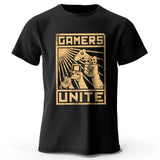 Gamers Unite – Oversized Unisex Cotton T-Shirt
