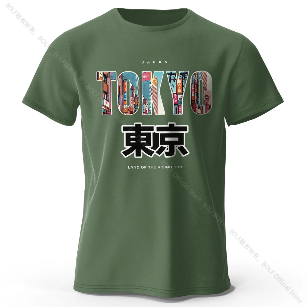 Tokyo Printed Fashion Forward 100% Cotton T-Shirt
