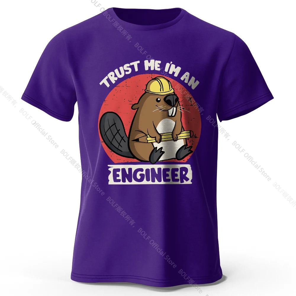 Trust Me I’m An Engineer – Oversized Unisex Cotton T-Shirt