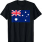 Australia Day Map T-Shirt - Kangaroo Koala Boomerang