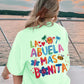 La Abuela Más Bonita Printing T Shirt Female Summer Fashion Clothes Street Breathable Short Sleeve Casual Hip Hop T-Shirts Women