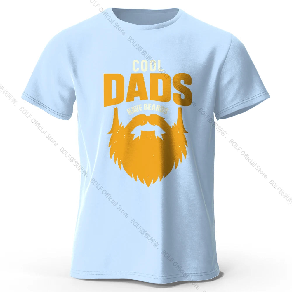 Cool Dad With Beards – Oversized Unisex Cotton T-Shirt