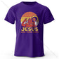 Funny Jesus Printed 100% Cotton T-Shirt