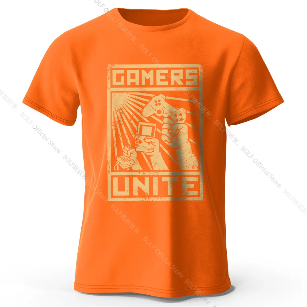 Gamers Unite – Oversized Unisex Cotton T-Shirt