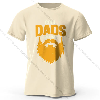 Cool Dad With Beards – Oversized Unisex Cotton T-Shirt
