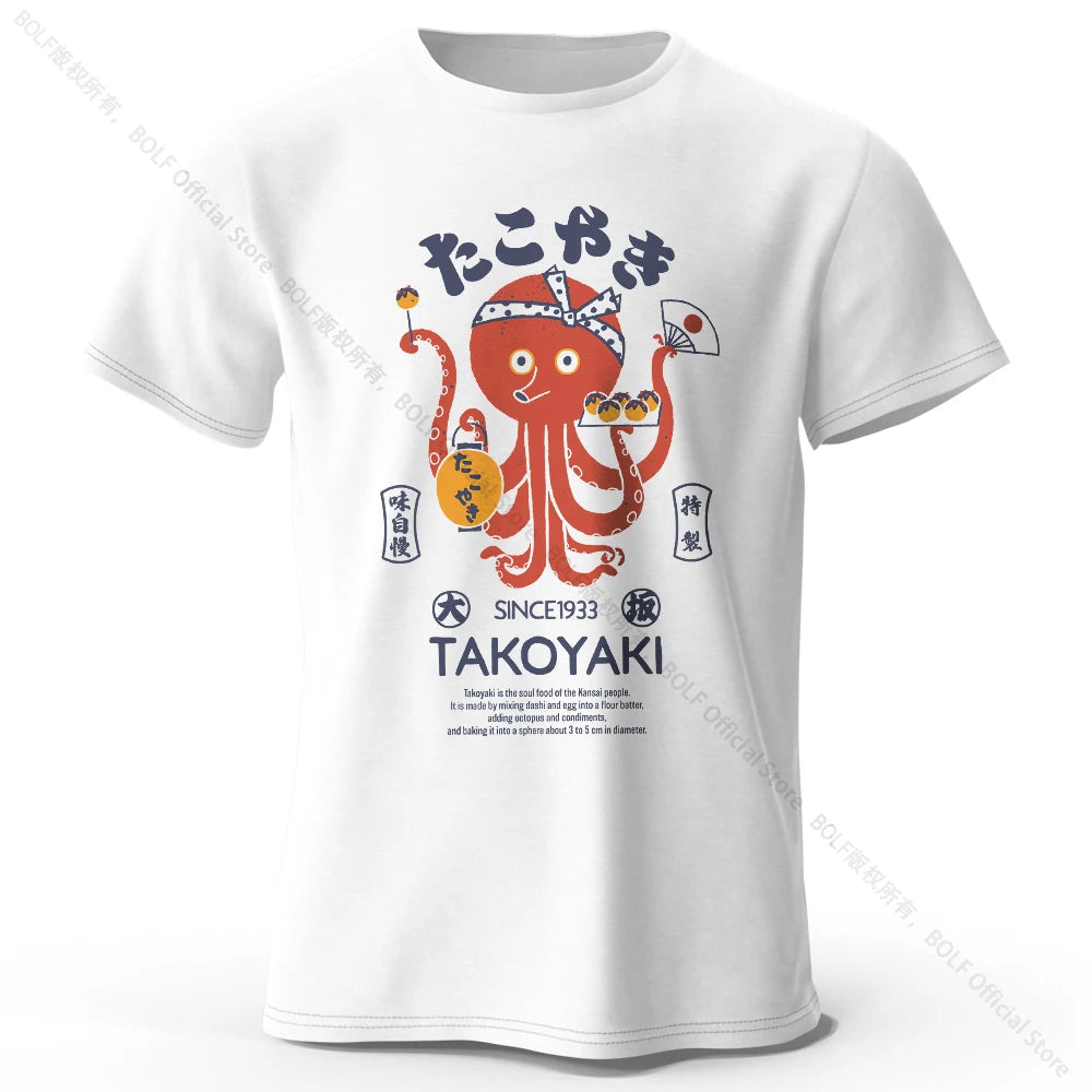 Japanese Octopus Chef – 100% Cotton Unisex T-Shirt