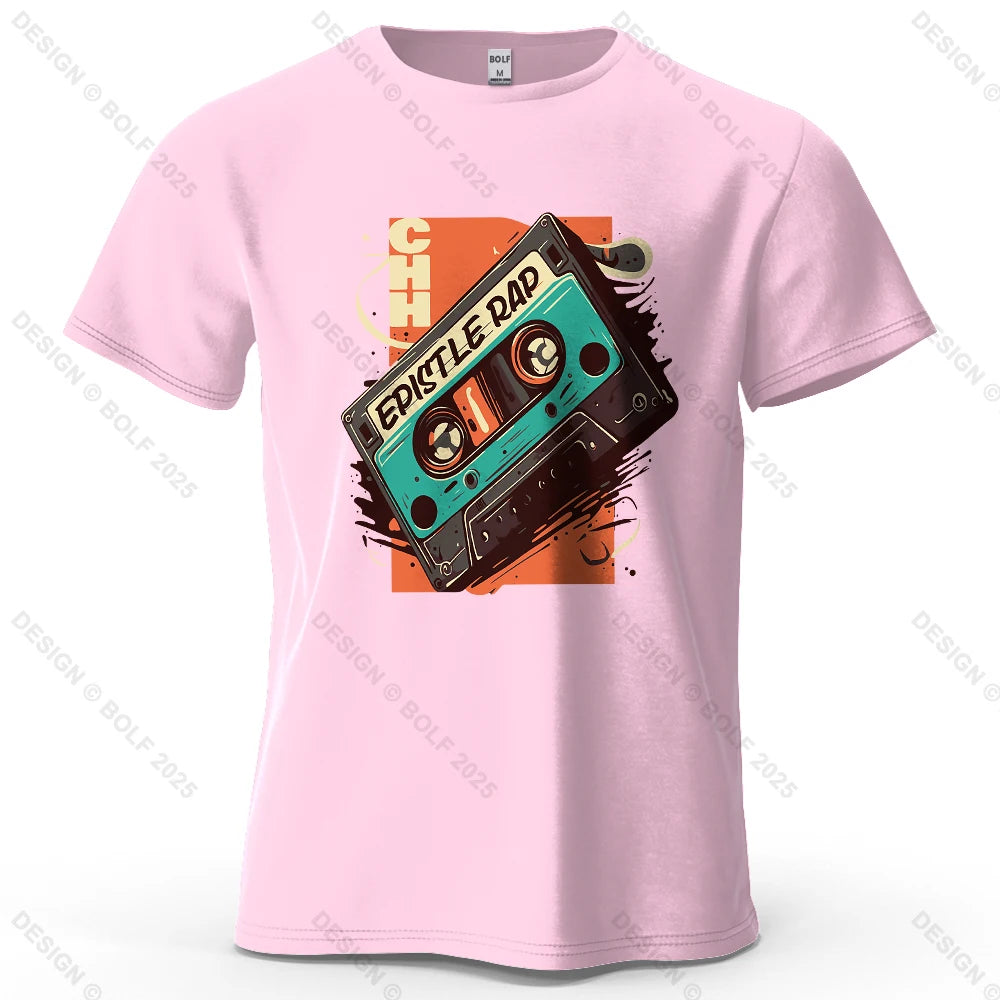 Cassette Tape Retro Music Oversized T-Shirt