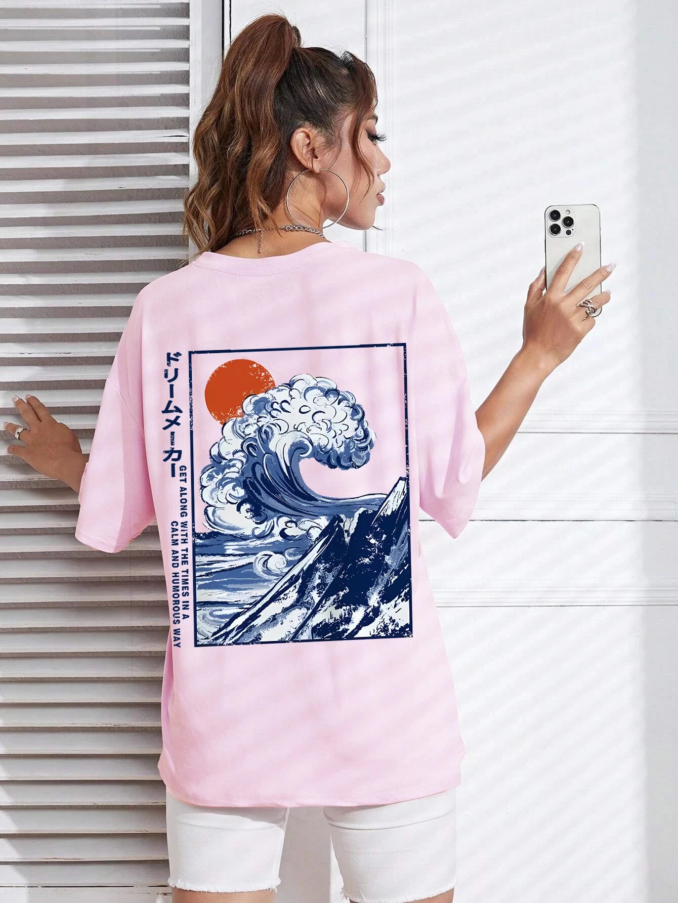 Japanese Wave Sunset