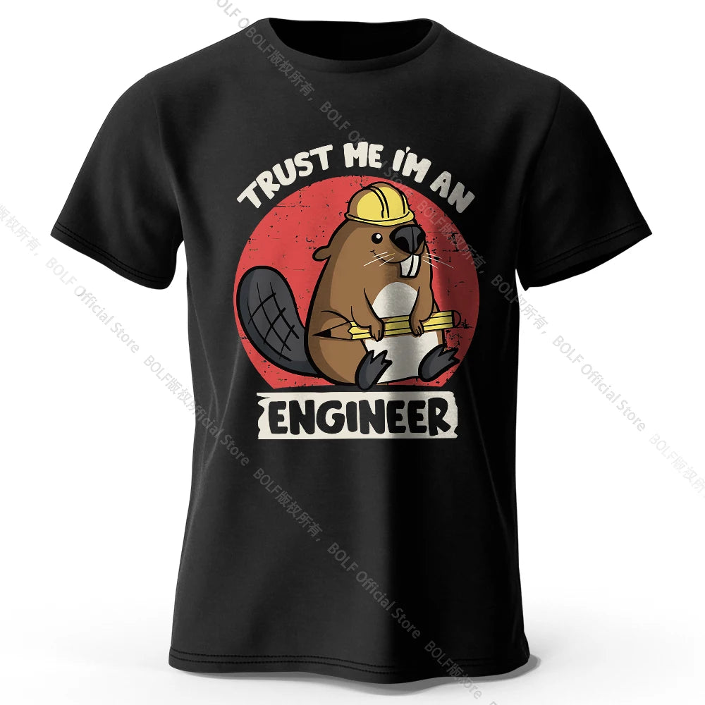 Trust Me I’m An Engineer – Oversized Unisex Cotton T-Shirt