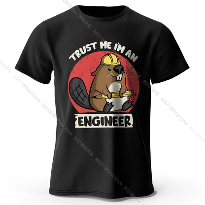 Trust Me I’m An Engineer – Oversized Unisex Cotton T-Shirt