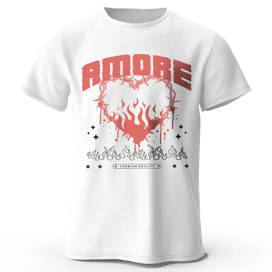 Urban Graffiti Printed 100% Cotton T-Shirt