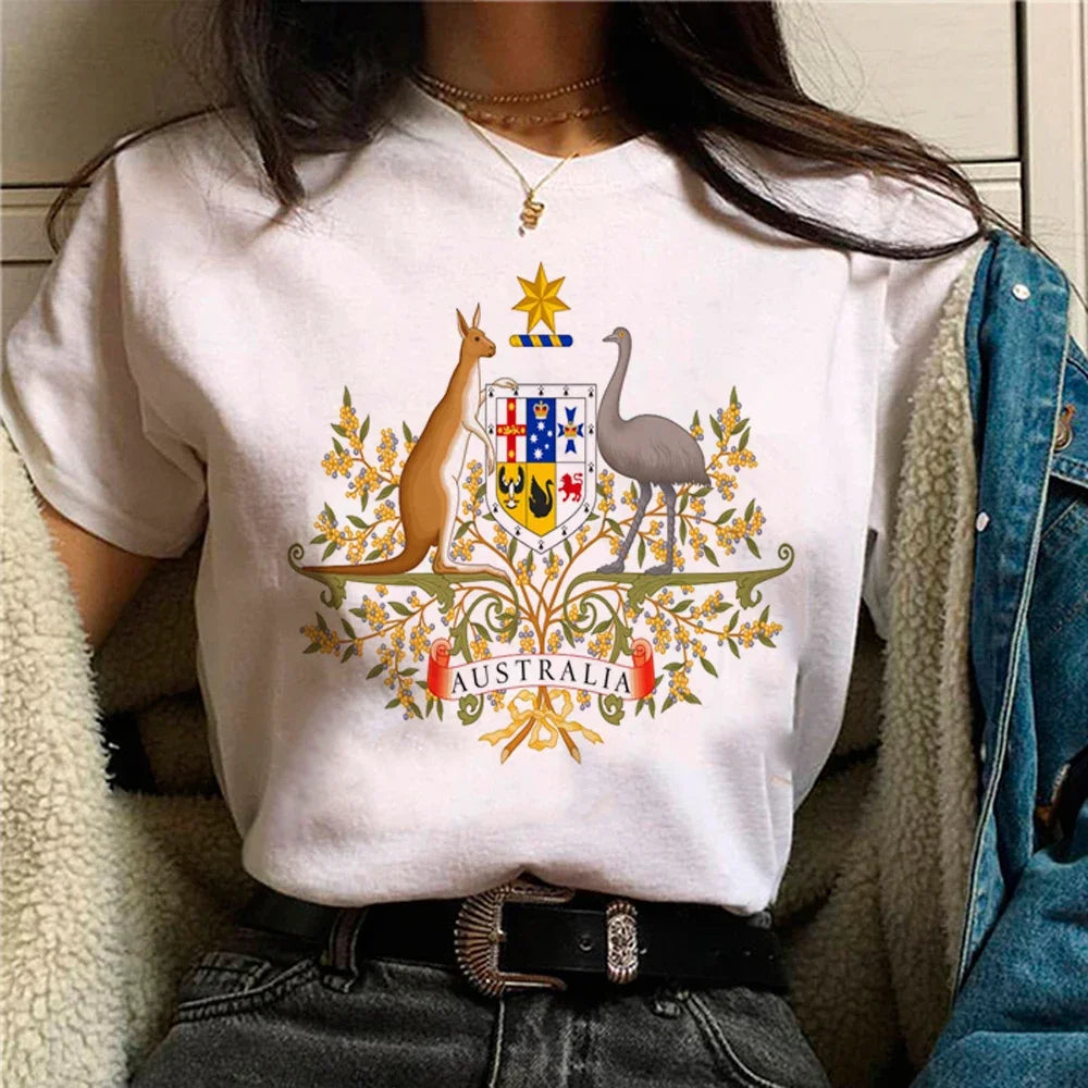 Australia Day Women's Designer Streetwear T-Shirt - High-Stretch Polyester