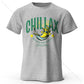 Chiliax banana Printed T-Shirt 100% Cotton Oversized Funny Graphic Tees for Men Women Summer Tops