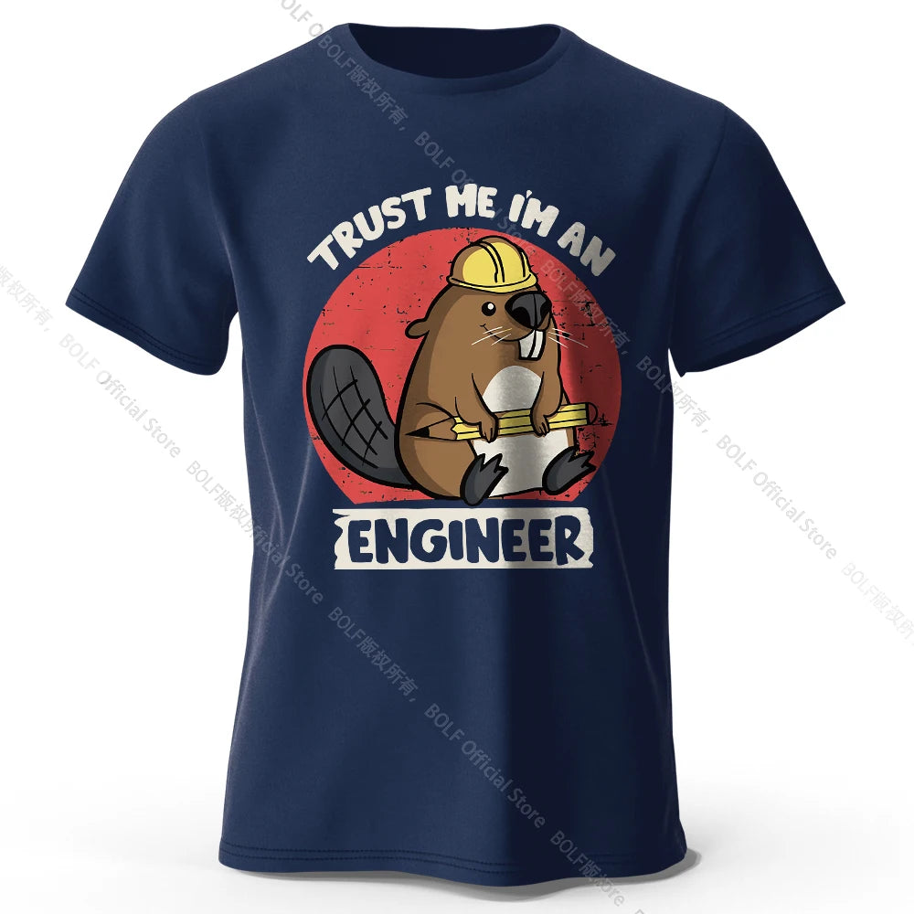 Trust Me I’m An Engineer – Oversized Unisex Cotton T-Shirt
