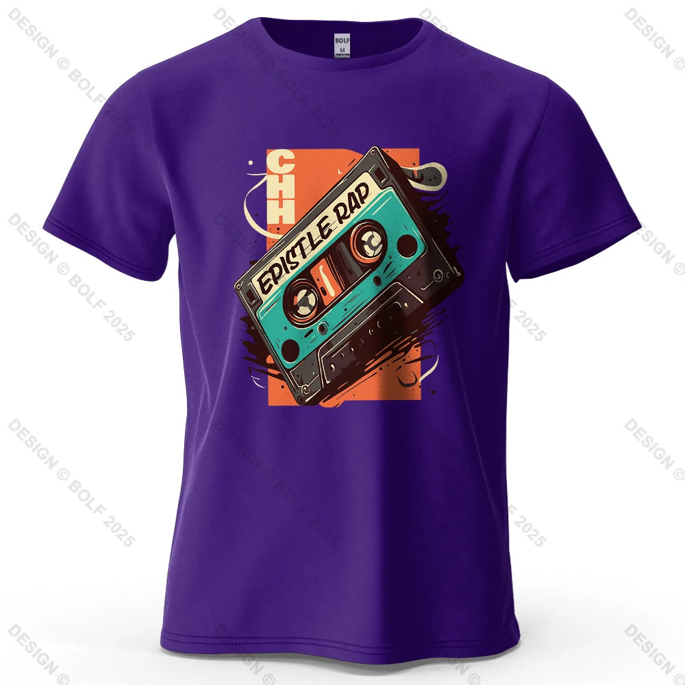 Cassette Tape Retro Music Oversized T-Shirt