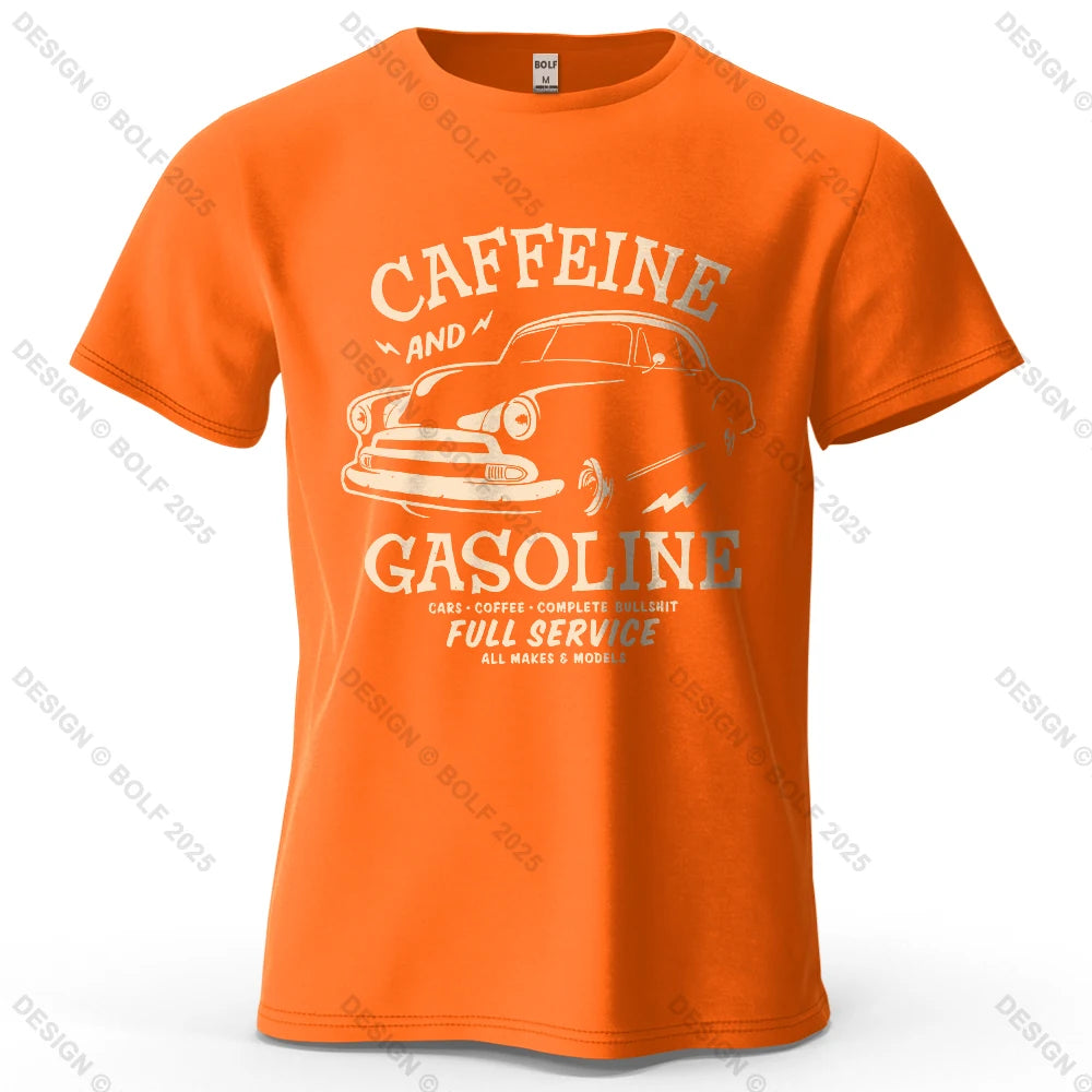 Caffeine & Car Oversized Vintage Graphic T-Shirt