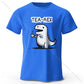 Men's Tea-Rex Dinosaur Printed 100% Cotton T-Shirt