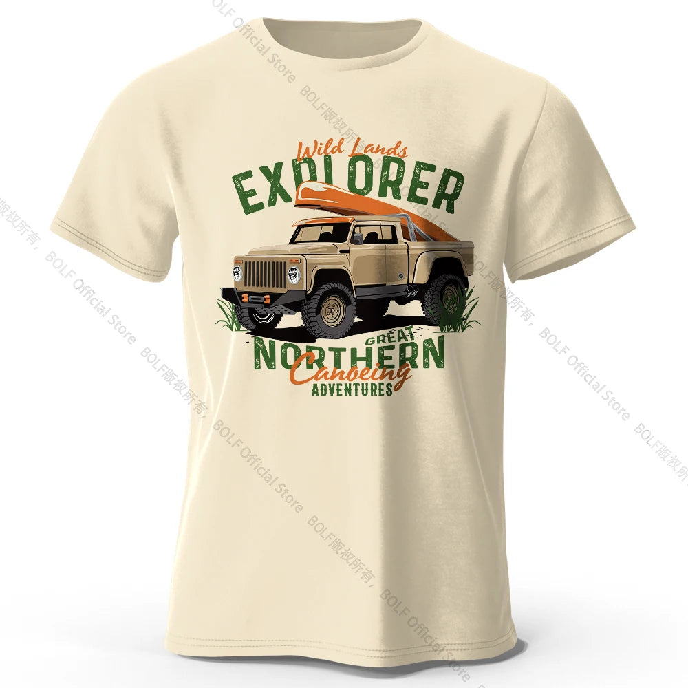 Military Off-Road Vintage – 100% Cotton Unisex T-Shirt