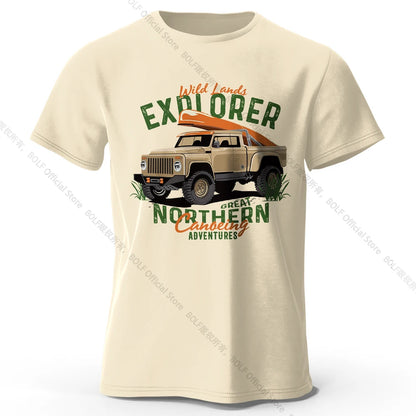 Military Off-Road Vintage – 100% Cotton Unisex T-Shirt