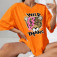 Wild Leopard Printing Women Tshirt Sport Casual Fashion T Shirt Summer Clothes Breathable Oversize Short Sleeve Female