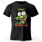 Cartoon Alligator Print 100% Cotton T-Shirt
